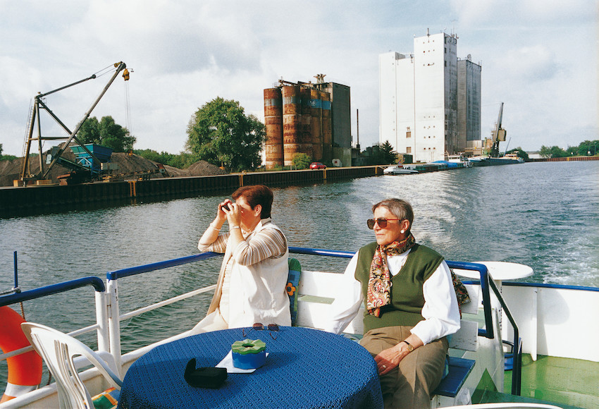 Toeristen op het Wesel-Datteln-kanaal in 2004. Foto: Ruhr Museum Essen